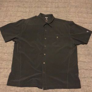 KUHL Men’s XXL Renegade Carbon Colored Short Sleeve Button Up